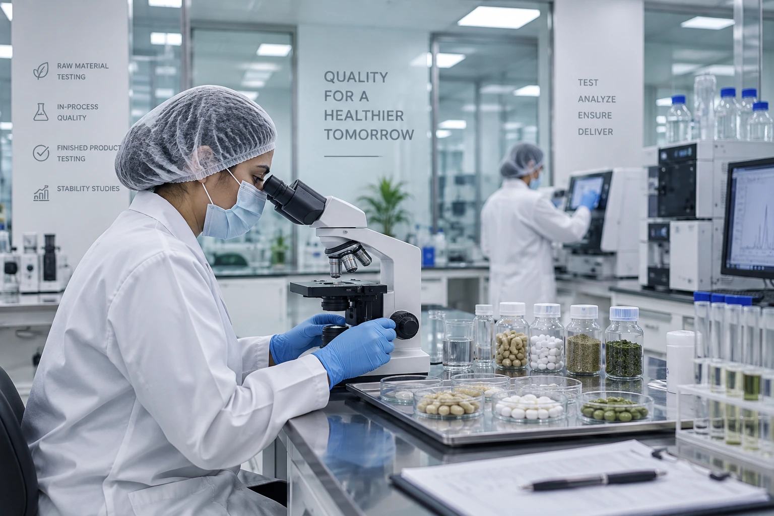 NutraMarck nutraceutical quality testing and laboratory processes
